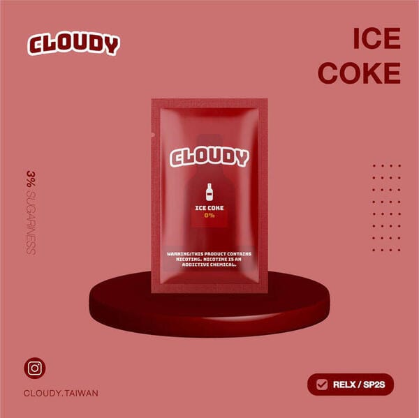 【拋棄式】CLOUDY 克勞迪 系列 煙彈 (一入裝) 3% 通用RELX/ILIA/LANA/SP2S