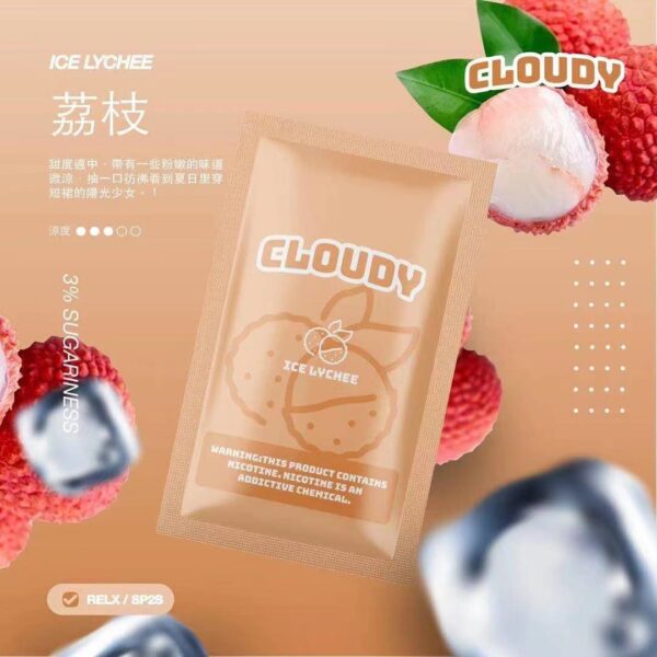【拋棄式】CLOUDY 克勞迪 系列 煙彈 (一入裝) 3% 通用RELX/ILIA/LANA/SP2S