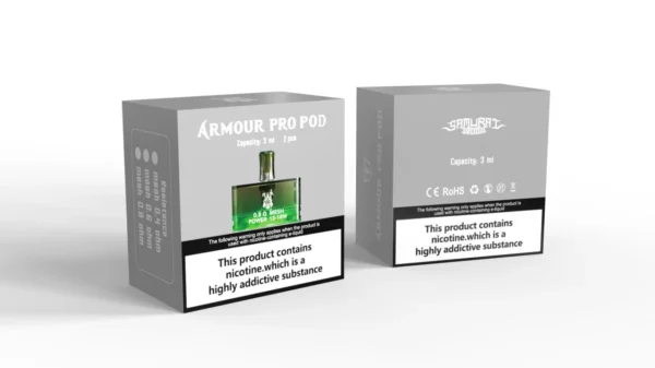 photo_6213071906706408428_y-2 【小煙主機】SAMURAI ARMOUR PRO 30W 將軍 PRO 發光主機 大電量1500mAh 3ML油倉 可調瓦 可調進氣 附防塵蓋