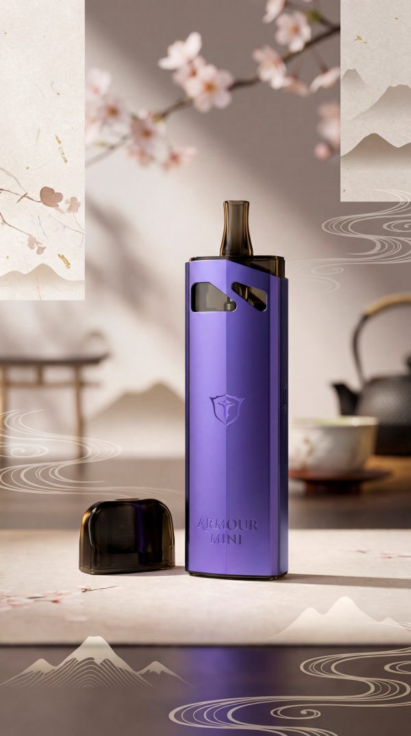 【小煙主機】SAMURAI ARMOUR MINI 將軍 迷你 主機 輕巧 大油倉3.5ML 大電量1200mAh 酷炫外型 附防塵蓋 (新品到貨)