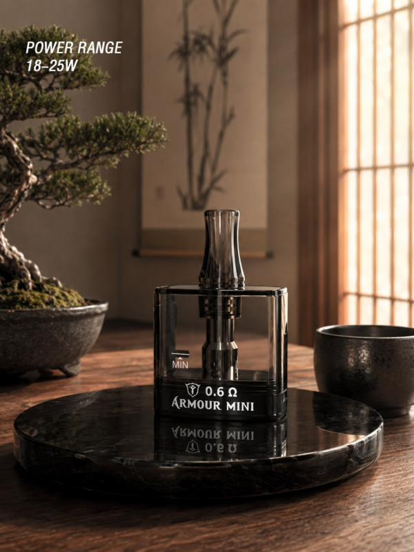 【小煙主機】SAMURAI ARMOUR MINI 將軍 迷你 主機 輕巧 大油倉3.5ML 大電量1200mAh 酷炫外型 附防塵蓋 (新品到貨)